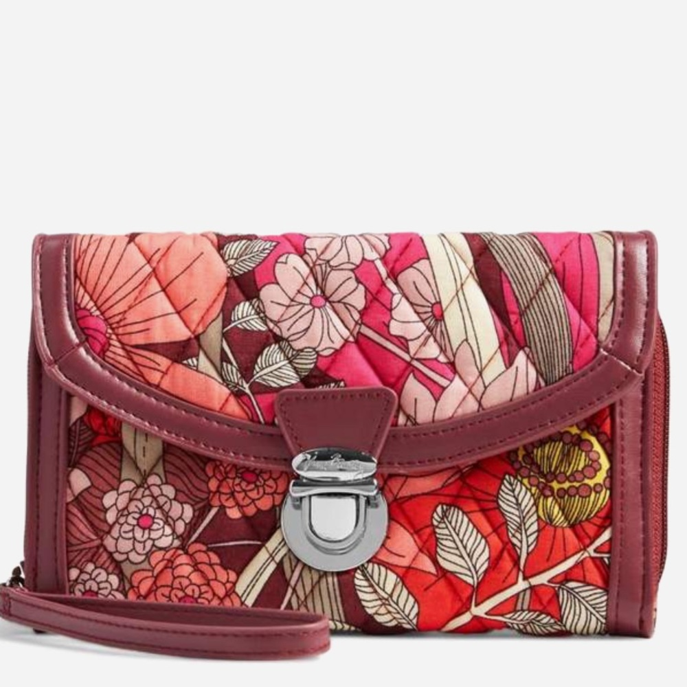 Vera Bradley Ultimate Wristlet in Bohemian Blooms nwt
